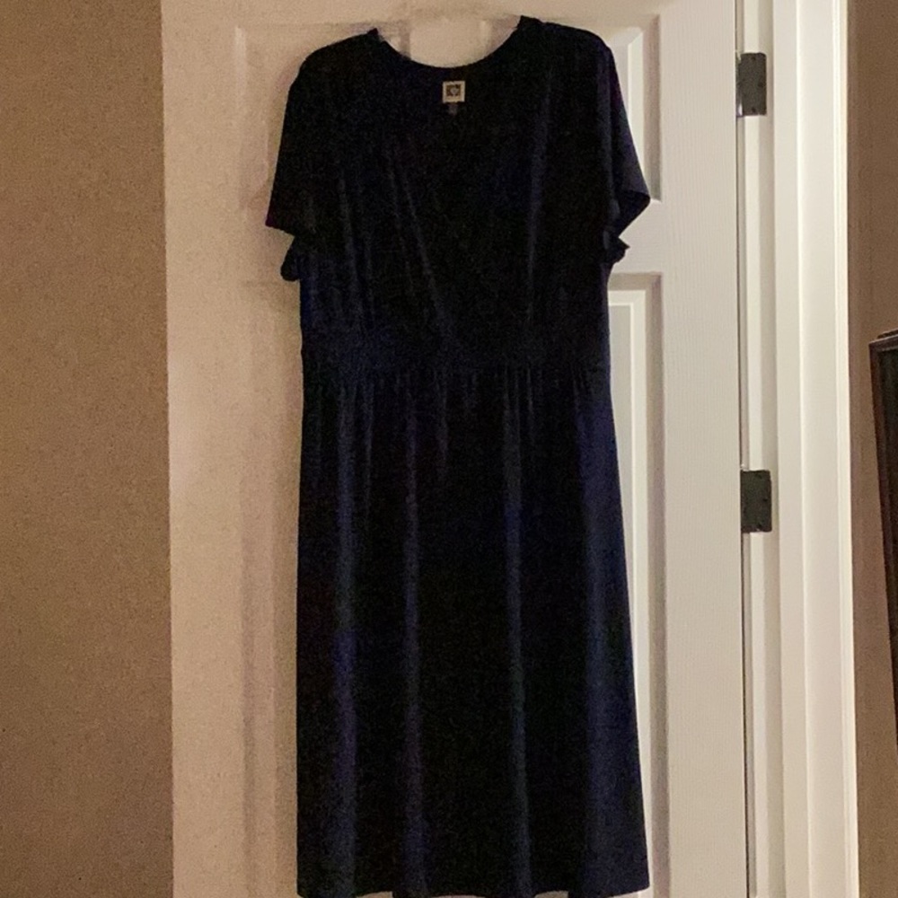 Navy Anne Klein dress
